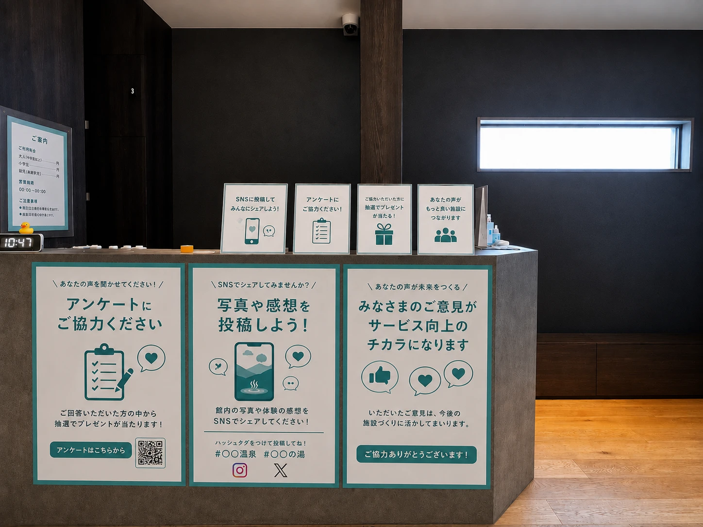 館内POP掲出のイメージ